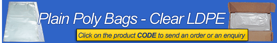 Plain Poly Bags